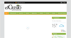 Desktop Screenshot of elcristo.com.mx