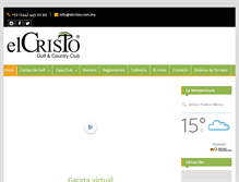 Tablet Screenshot of elcristo.com.mx